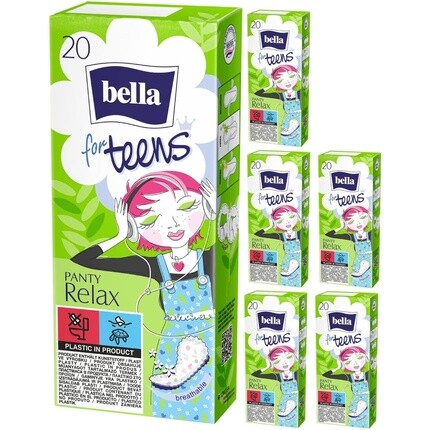 Прокладки для трусов Bella для подростков Relax, 20 шт. Bella For Teens 
Прокладки для трусов Bella для подростков Relax, 20 шт. Bella For Teens