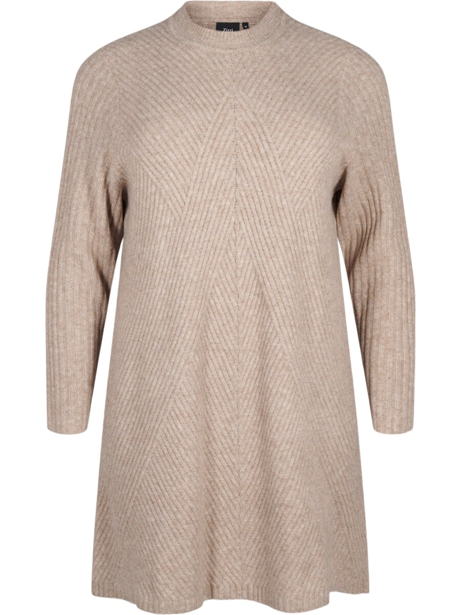 Вязаное платье Zizzi, бежевый
Вязаное платье Zizzi, бежевый