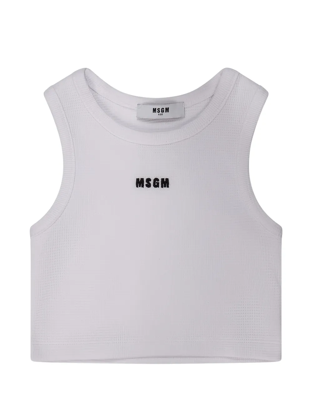 Топ-майка в рубчик Msgm Kids, белый
Топ-майка в рубчик Msgm Kids, белый