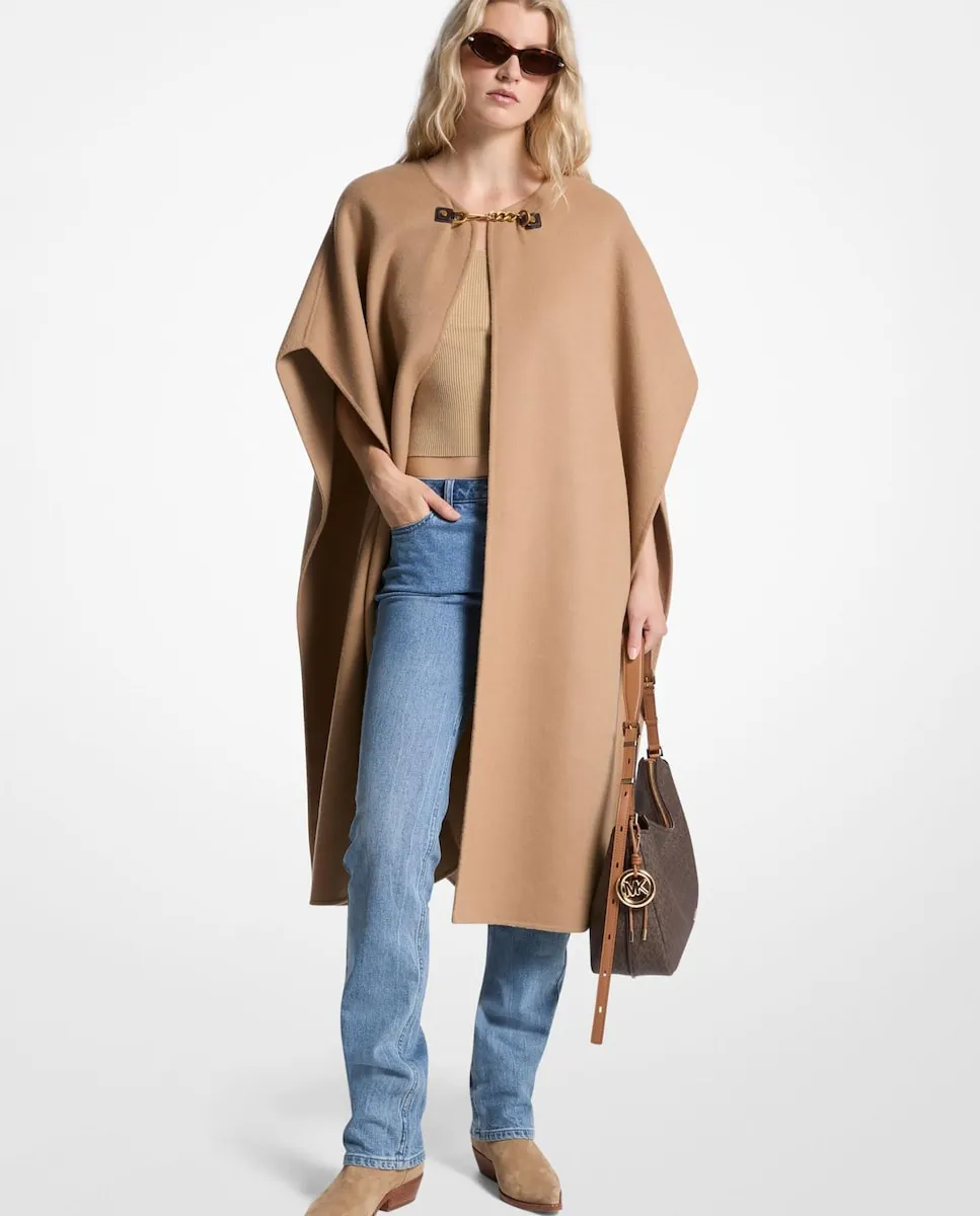 Длинное женское шерстяное пальто с застежкой-крючком Michael Michael Kors, карамельный
Длинное женское шерстяное пальто с застежкой-крючком Michael Michael Kors, карамельный