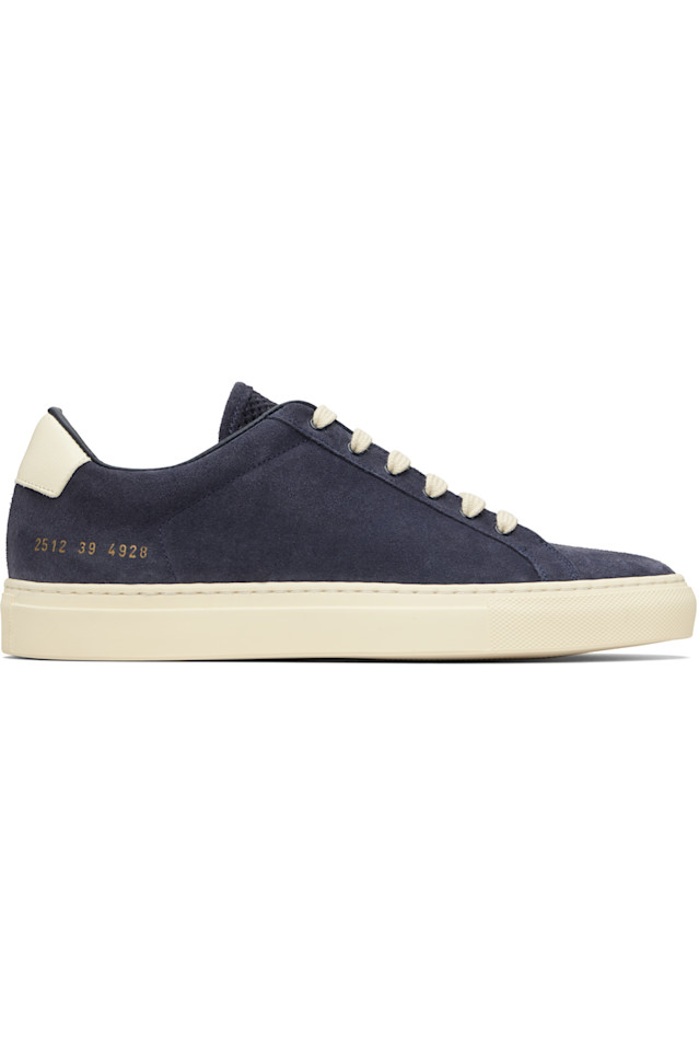 Кроссовки в стиле ретро из промасленной замши Common Projects, темно-синий
Кроссовки в стиле ретро из промасленной замши Common Projects, темно-синий