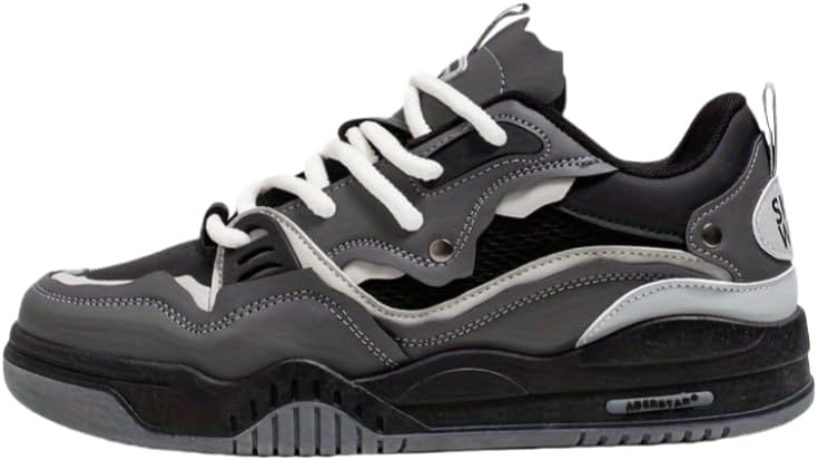 Мужские модные скейт-туфли, удобные кроссовки с шнуровкой и мягкой подошвой для мужских активного отдыха Hoalox, черный
Мужские модные скейт-туфли, удобные кроссовки с шнуровкой и мягкой подошвой для мужских активного отдыха Hoalox, черный