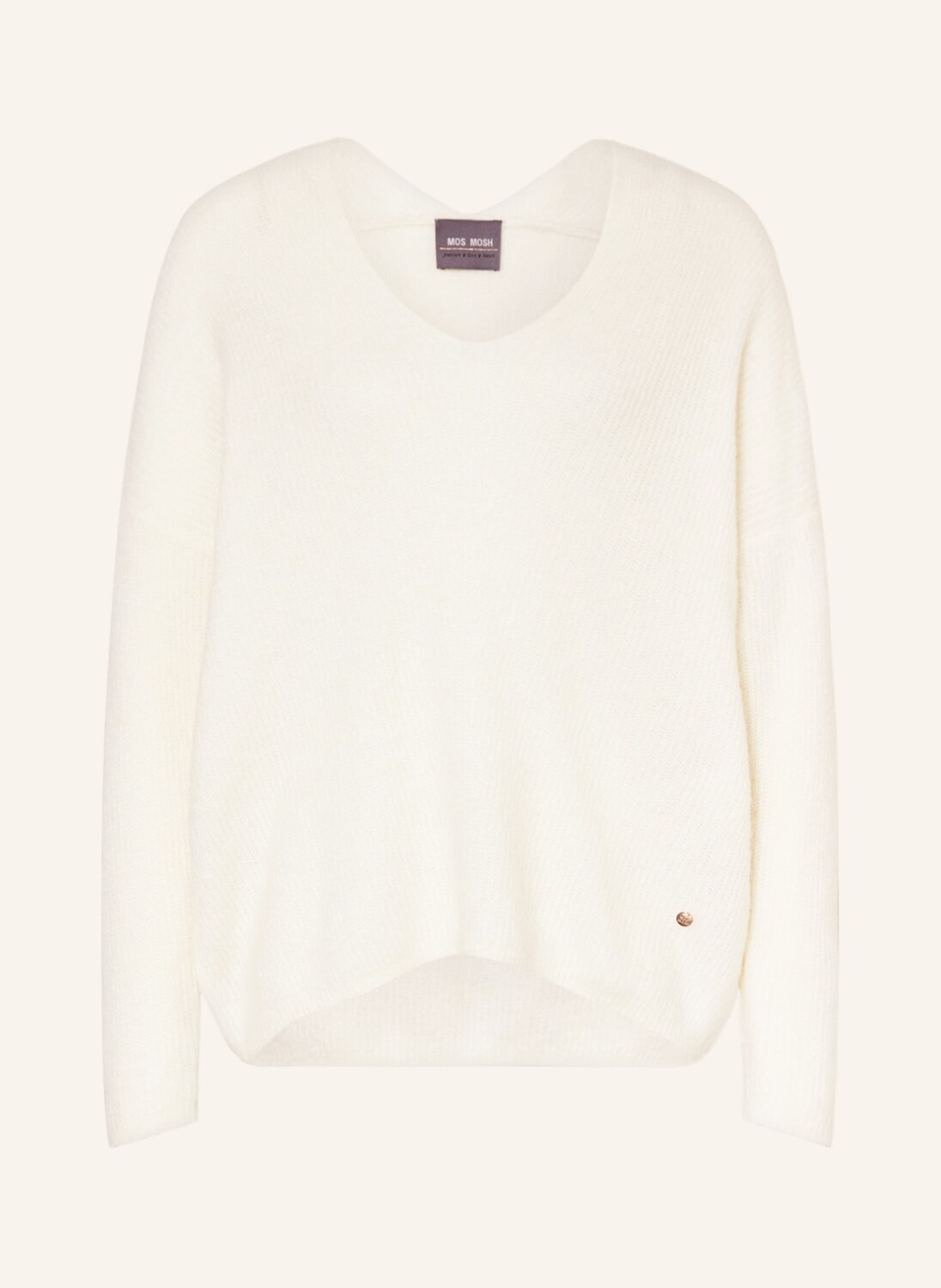 Свитер тора с альпакой Mos Mosh, экрю
Свитер тора с альпакой Mos Mosh, экрю