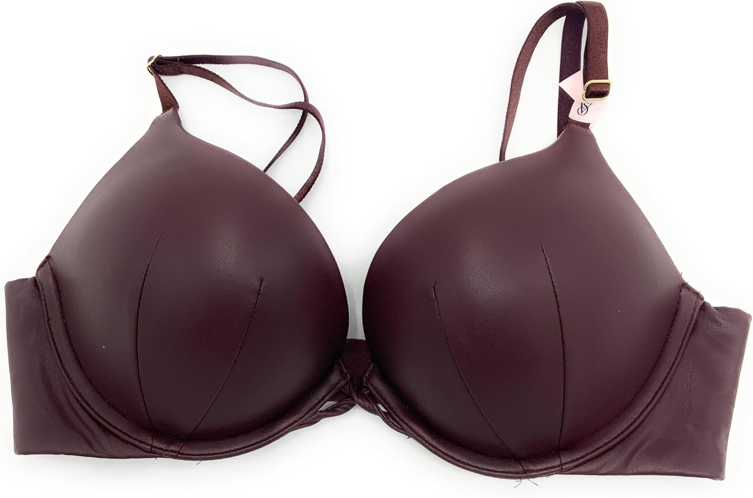 Бюстгальтер Very Sexy Bombshell от Victoria's Secret с эффектом увеличения на 2 чашки, Brown/Faux Ltr.
Бюстгальтер Very Sexy Bombshell от Victoria's Secret с эффектом увеличения на 2 чашки, Brown/Faux Ltr.