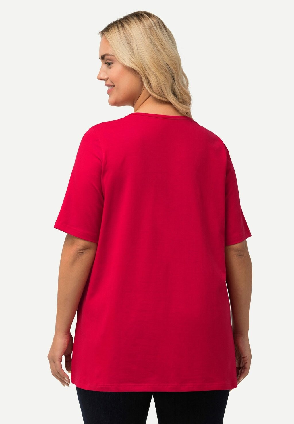 Базовая футболка CARREE AUSSCHNITT HALBARM Ulla Popken, Бордо
Базовая футболка CARREE AUSSCHNITT HALBARM Ulla Popken, Бордо