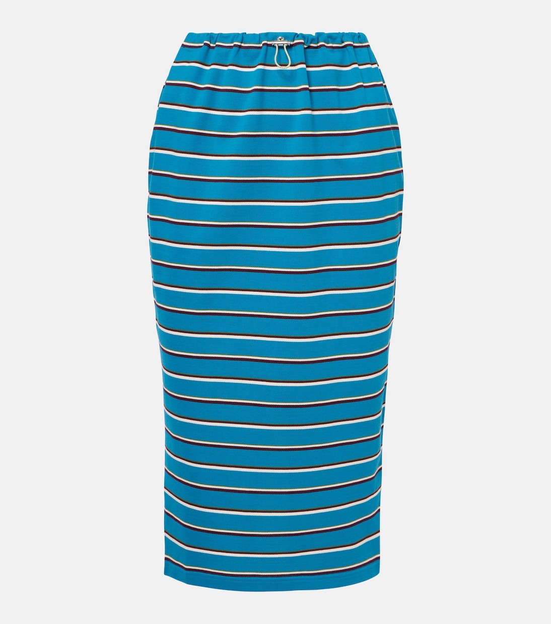 Юбка миди из полосатого хлопка Prada, Ottanio + Bruciato
Юбка миди из полосатого хлопка Prada, Ottanio + Bruciato