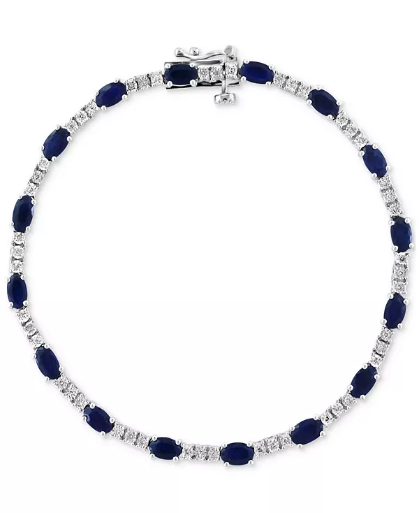 Теннисный браслет Effy из стерлингового серебра с сапфирами (3-1/20 карата) и бриллиантами (1/5 карата) Effy Collection, sapphire
Теннисный браслет Effy из стерлингового серебра с сапфирами (3-1/20 карата) и бриллиантами (1/5 карата) Effy Collection, sapphire