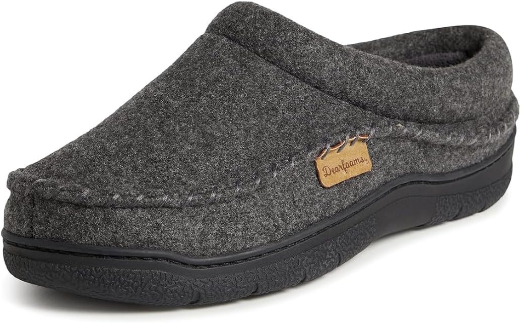 Мужские тапочки Dearfoams Thompson с застежкой на липучке и стелькой из пены с эффектом памяти, серый
Мужские тапочки Dearfoams Thompson с застежкой на липучке и стелькой из пены с эффектом памяти, серый