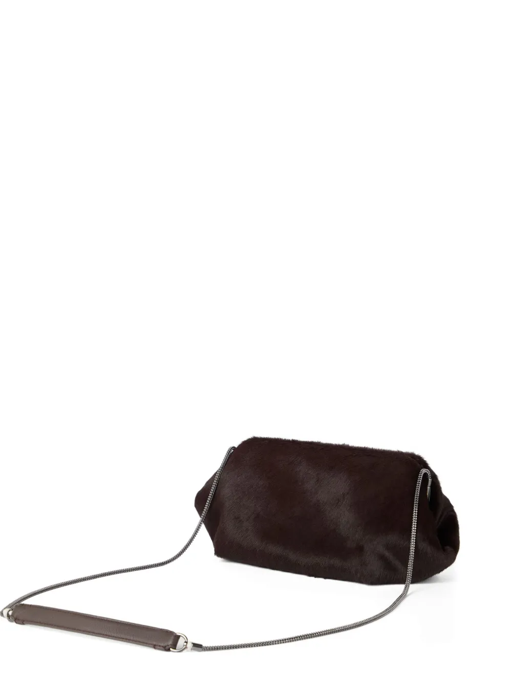 Фактурный клатч Brunello Cucinelli, коричневый
Фактурный клатч Brunello Cucinelli, коричневый