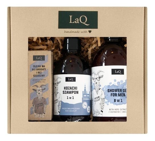 Из Познани, подарочный набор уходовой косметики, 3 шт. Laq, Kozioł
Из Познани, подарочный набор уходовой косметики, 3 шт. Laq, Kozioł