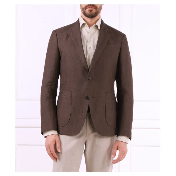 Элегантная льняная куртка узкого кроя Hoverest Joop!, коричневый
Элегантная льняная куртка узкого кроя Hoverest Joop!, коричневый