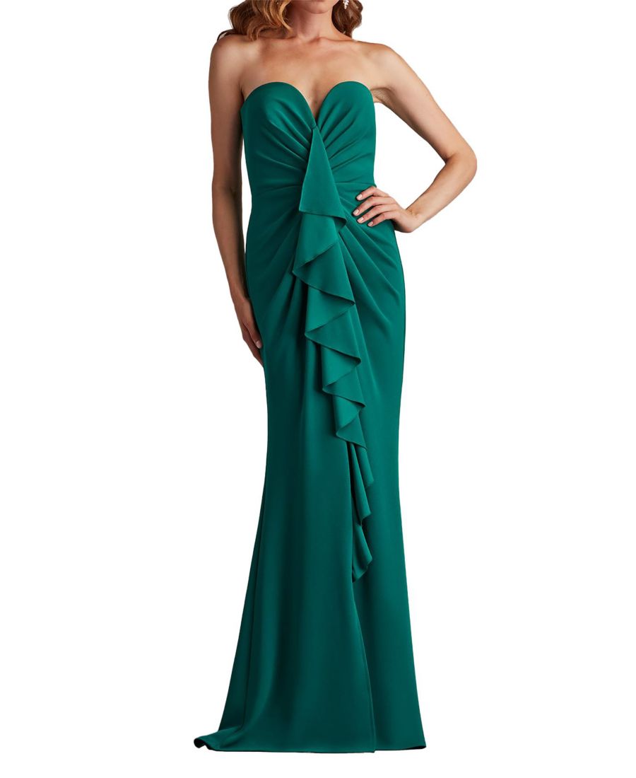Женское платье-сарафан Моллам с драпировкой в виде водопада Tadashi Shoji, Green
Женское платье-сарафан Моллам с драпировкой в виде водопада Tadashi Shoji, Green