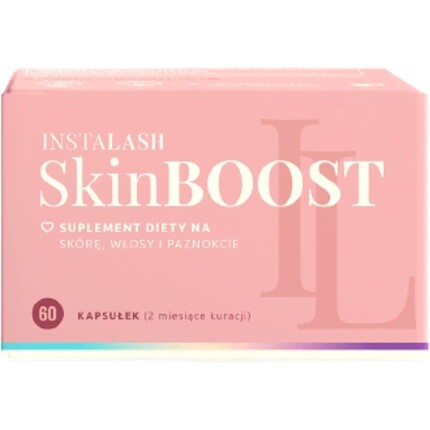 Skinboost Натуральная витаминная добавка для кожи, волос, ресниц и ногтей 60 капсул, Instalash
Skinboost Натуральная витаминная добавка для кожи, волос, ресниц и ногтей 60 капсул, Instalash