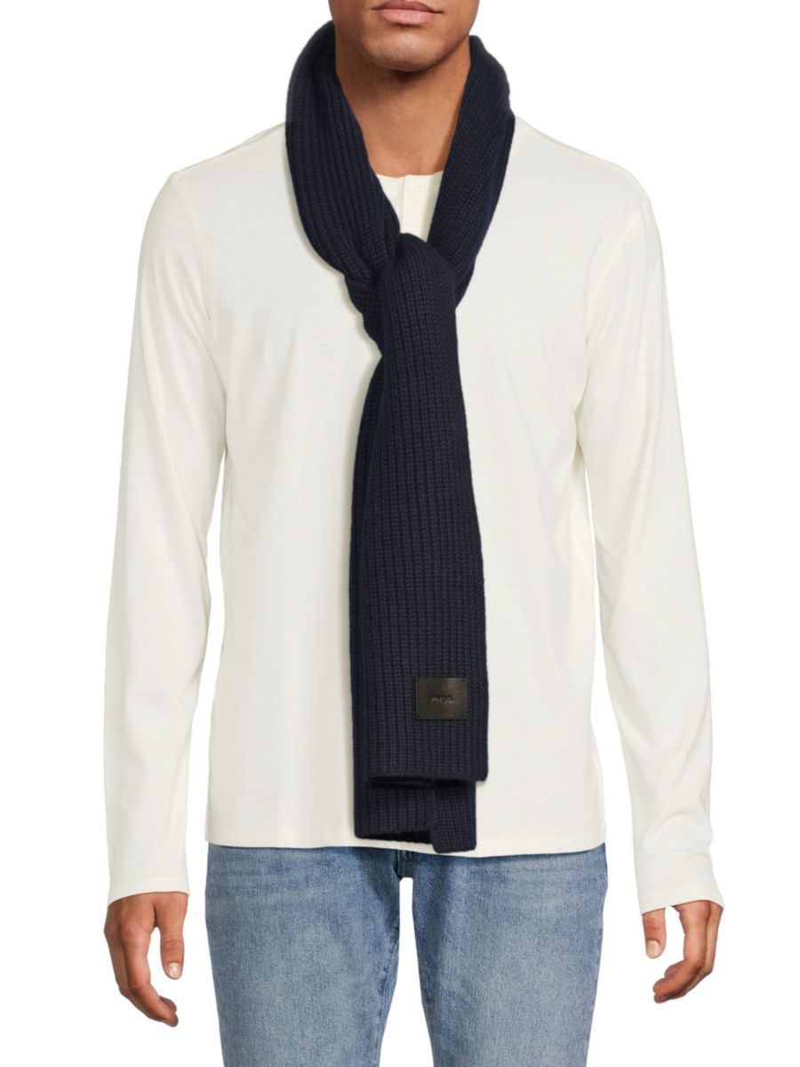 Шарф из мериносовой шерсти и кашемира Vince, темно-синий
Шарф из мериносовой шерсти и кашемира Vince, темно-синий