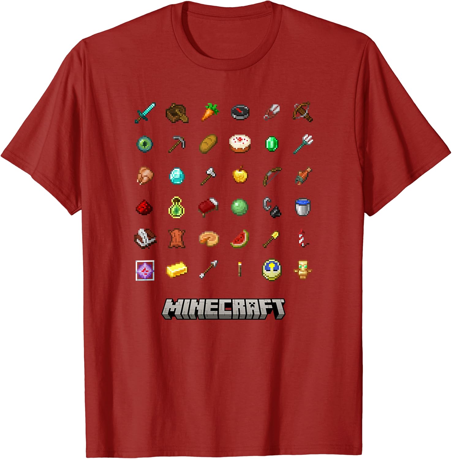 Футболка с изображением учебника по предметам Minecraft, синяя
Футболка с изображением учебника по предметам Minecraft, синяя
