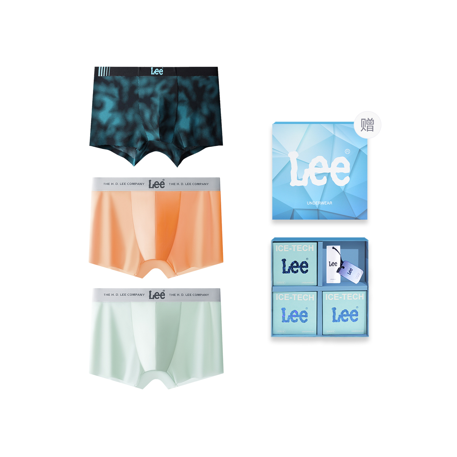 Lee Sunset 1.0 подарочный набор мужского белья 3 шт
Lee Sunset 1.0 подарочный набор мужского белья 3 шт