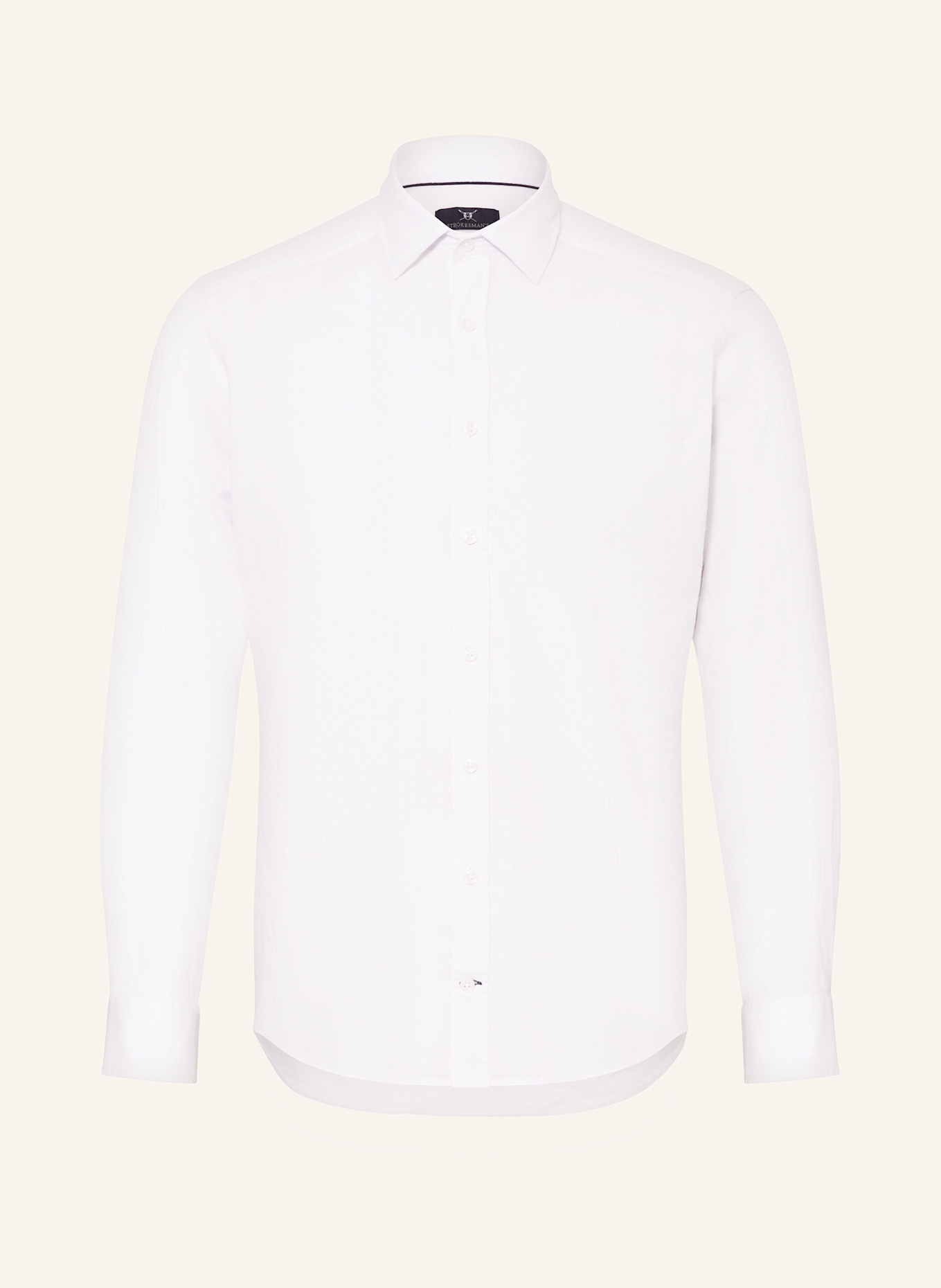 Рубашка современного кроя с льном Strokesman'S, белый
Рубашка современного кроя с льном Strokesman'S, белый