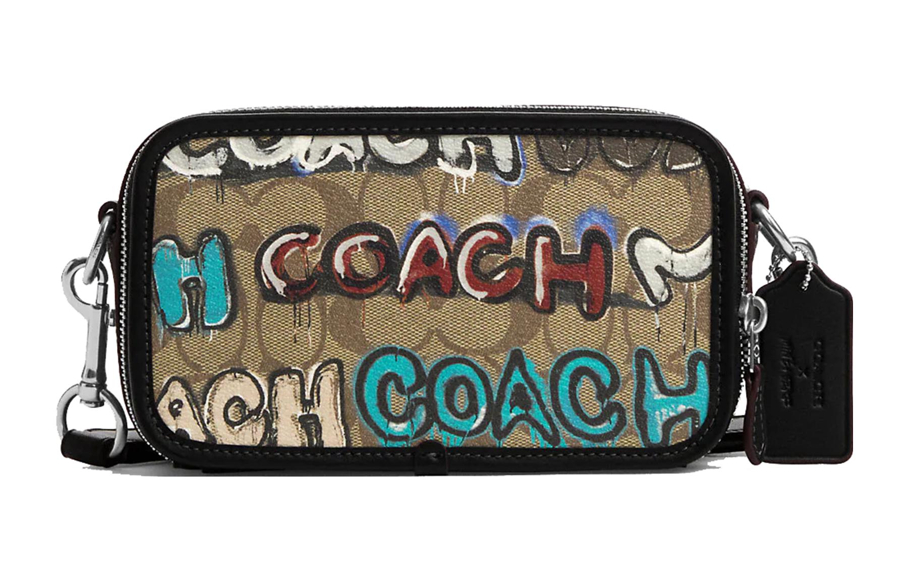 COACH Сумка через плечо Mint X Serf Collaboration Canvas With Leather, малая, мужская, цвета khaki и black
COACH Сумка через плечо Mint X Serf Collaboration Canvas With Leather, малая, мужская, цвета khaki и black