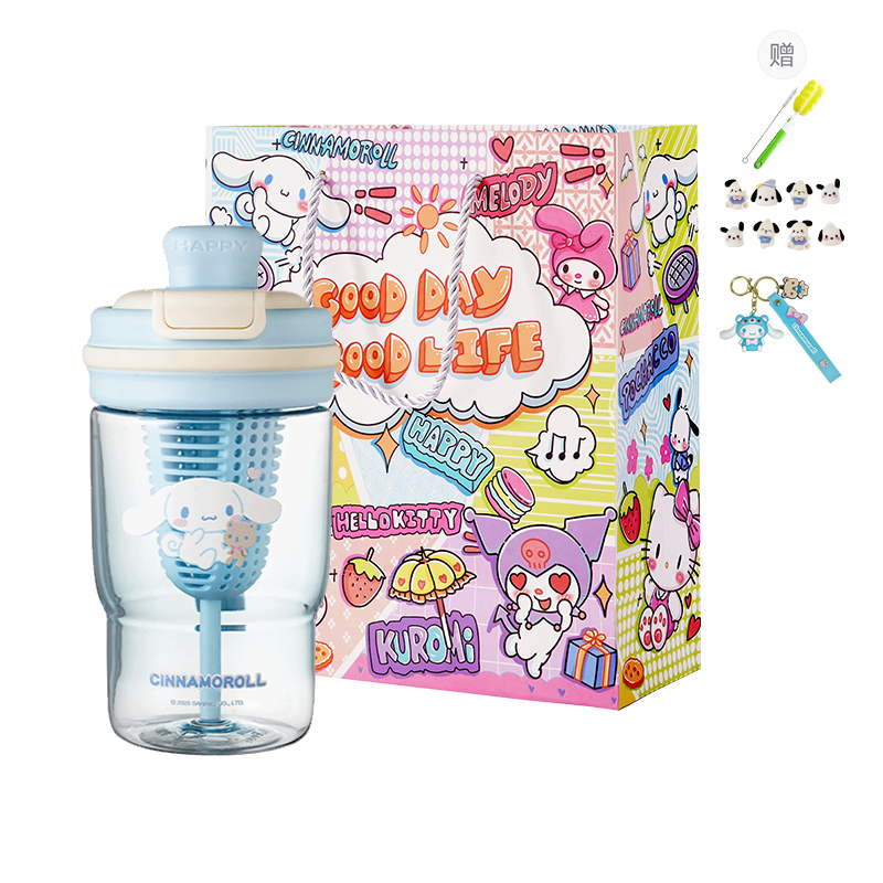 Пластиковые стаканы для воды Tritan Kuromi/My Melody/Cinnamoroll/Pochacco 600 мл Sanrio, синий
Пластиковые стаканы для воды Tritan Kuromi/My Melody/Cinnamoroll/Pochacco 600 мл Sanrio, синий