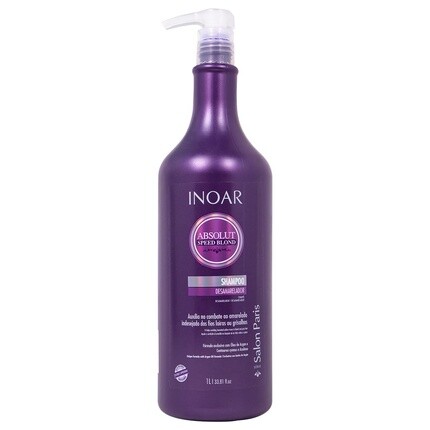 Шампунь Absolut Speed Blond для обесцвеченных, светлых, бронзовых и седых волос, 33,8 унции., Inoar
Шампунь Absolut Speed Blond для обесцвеченных, светлых, бронзовых и седых волос, 33,8 унции., Inoar