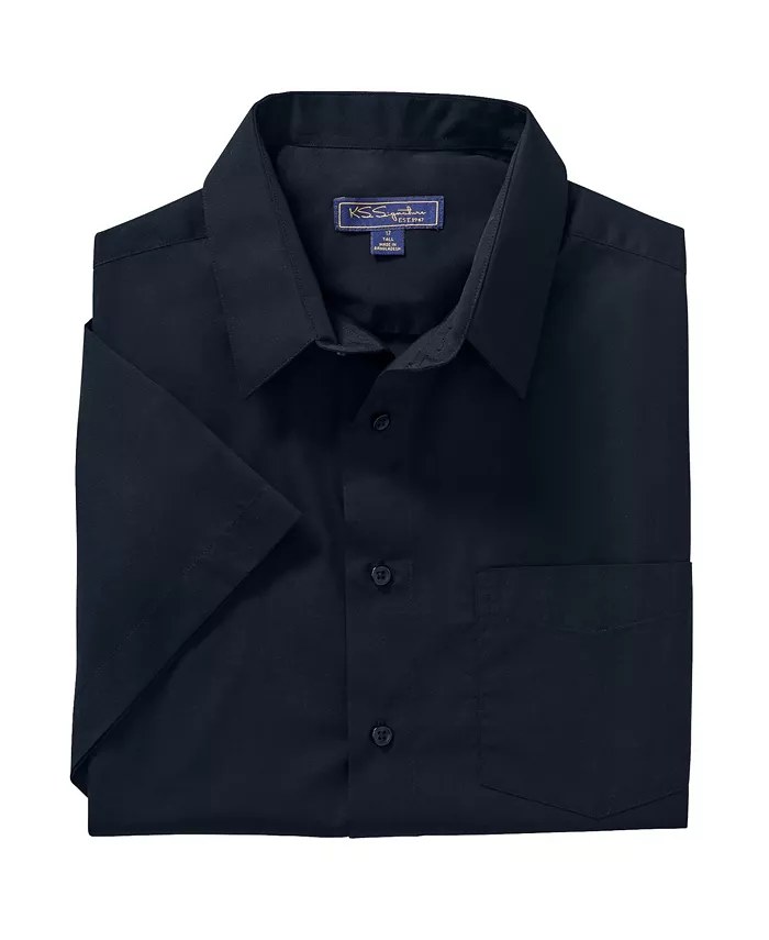 Мужская немнущаяся короткорукавная рубашка Oxford Dress Shirt KingSize, черный
Мужская немнущаяся короткорукавная рубашка Oxford Dress Shirt KingSize, черный