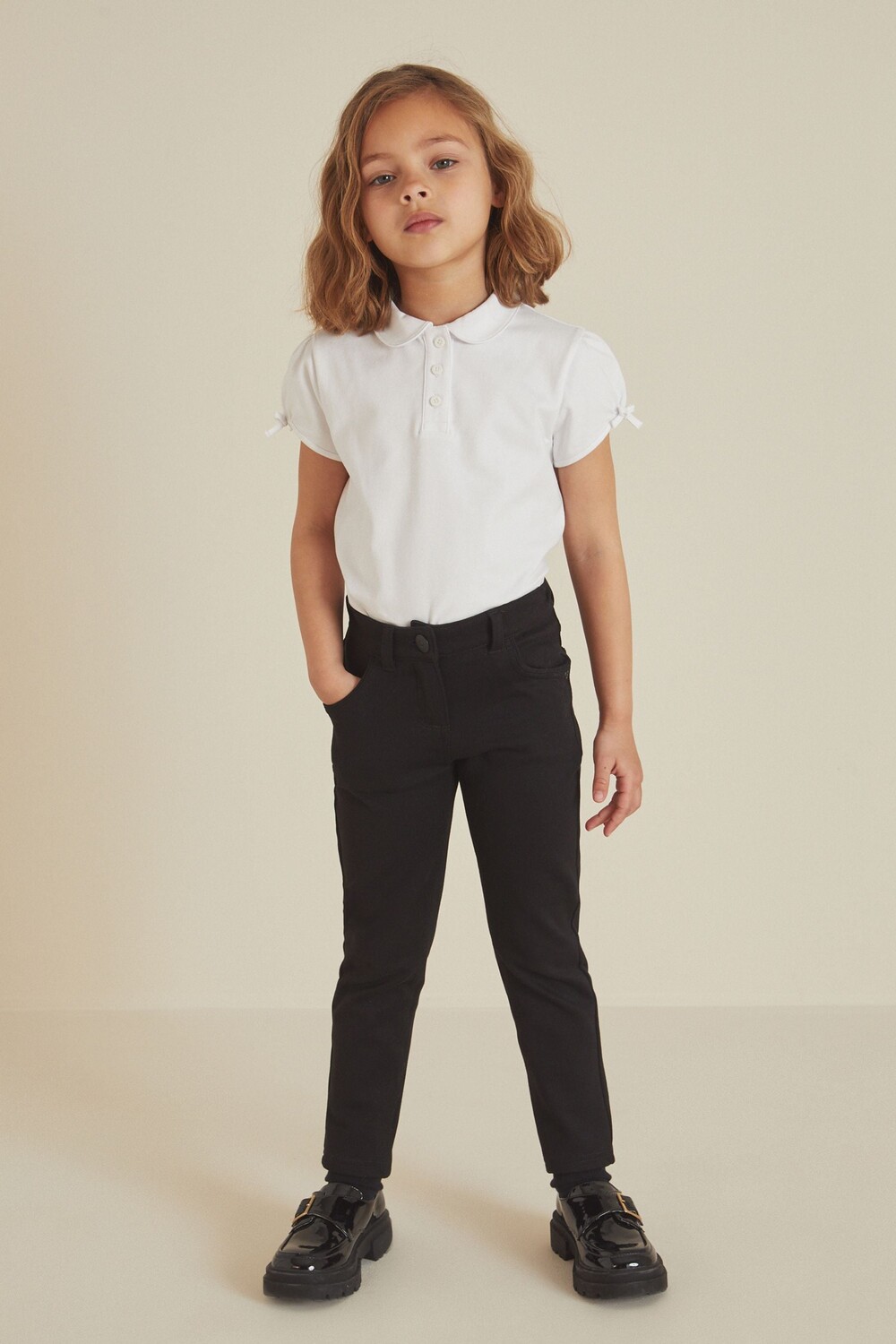 Узкие брюки из эластичного джерси (3–18 лет) Next, черный
Узкие брюки из эластичного джерси (3–18 лет) Next, черный