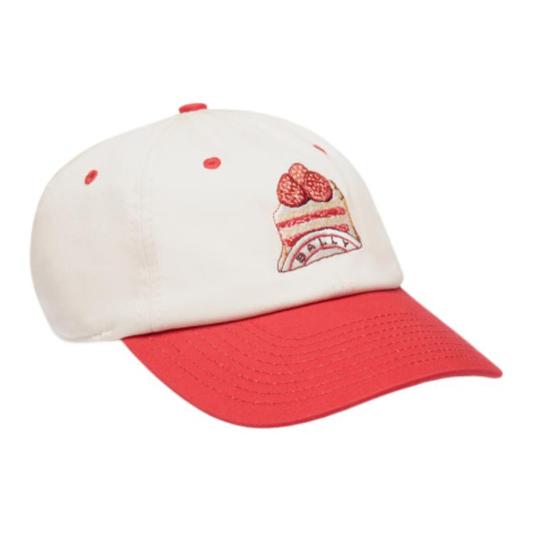 BALLY Вышитая бейсболка с тортом, White
BALLY Вышитая бейсболка с тортом, White