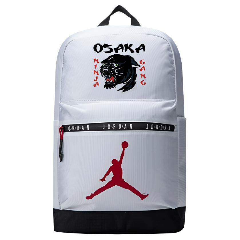 Jordan Полиэстеровый рюкзак унисекс белый, White 
Jordan Полиэстеровый рюкзак унисекс белый, White