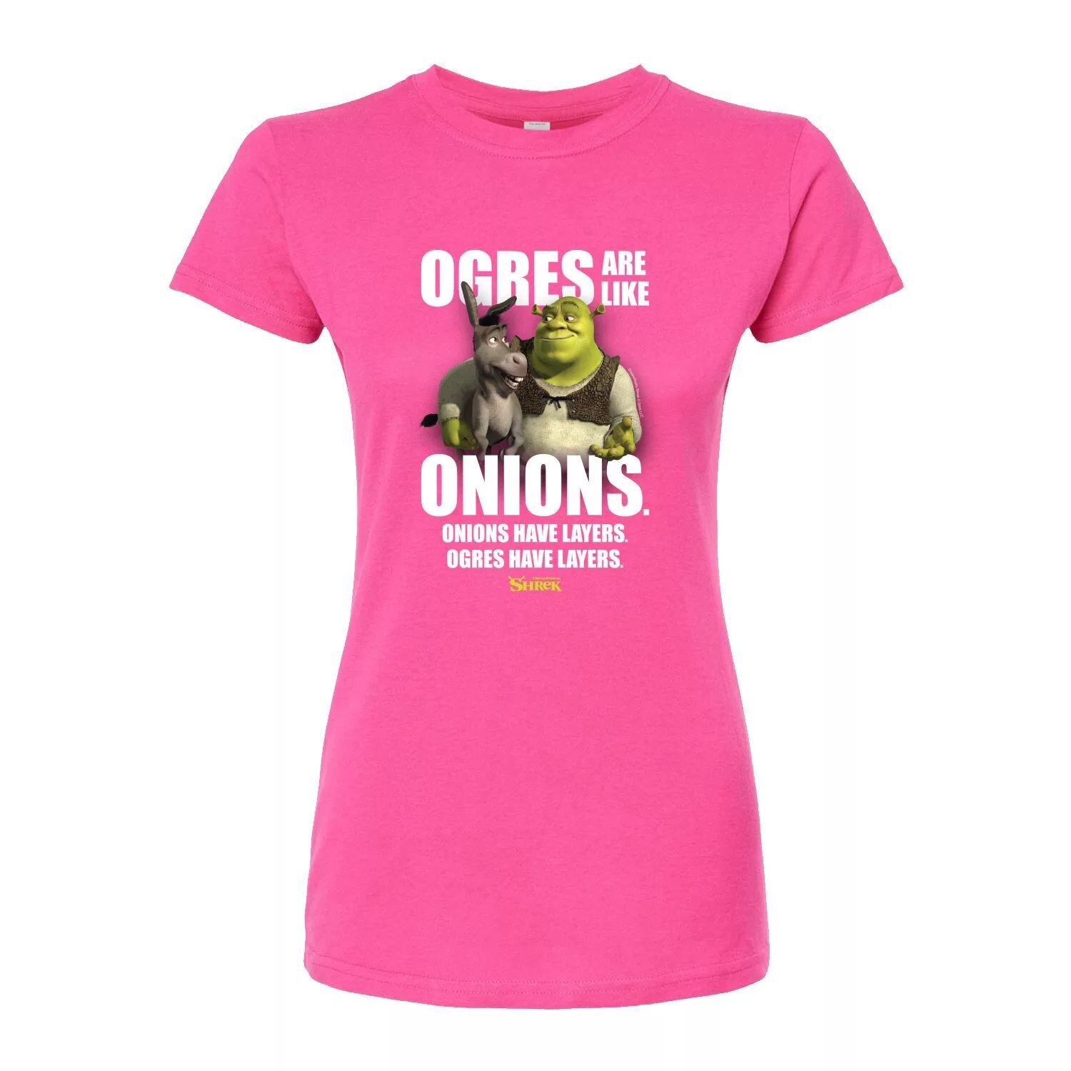 Детская облегающая футболка Shrek Like Onions Licensed Character, розовый
Детская облегающая футболка Shrek Like Onions Licensed Character, розовый