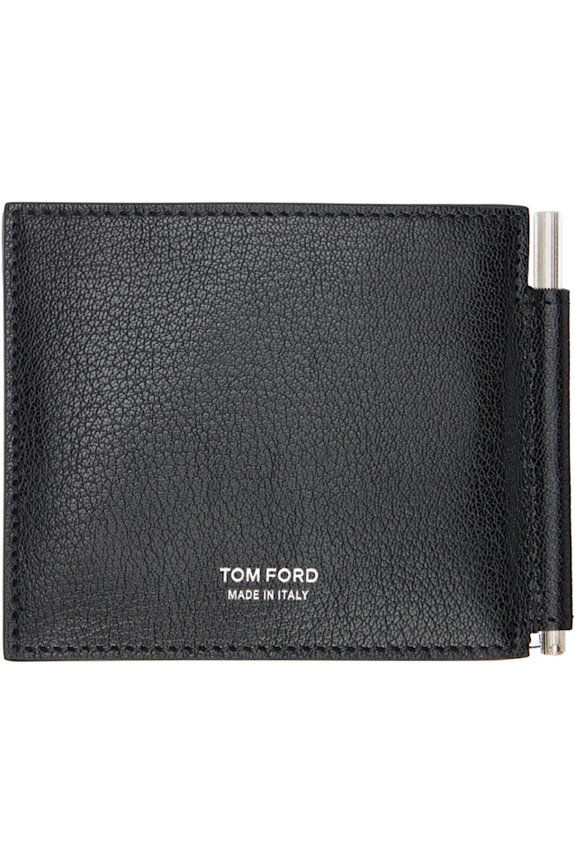 Удлиненный зажим для денег в форме буквы Т, кошелек Tom Ford, черный
Удлиненный зажим для денег в форме буквы Т, кошелек Tom Ford, черный