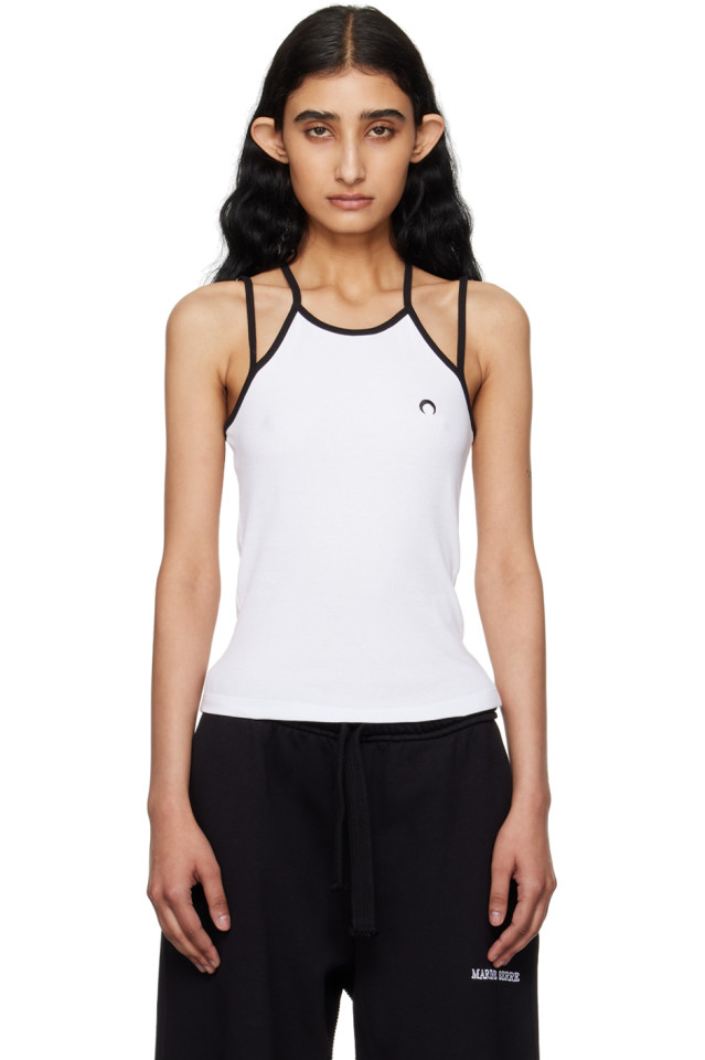 эксклюзивный белый теннисный топ Ssense Marine Serre, белый
эксклюзивный белый теннисный топ Ssense Marine Serre, белый