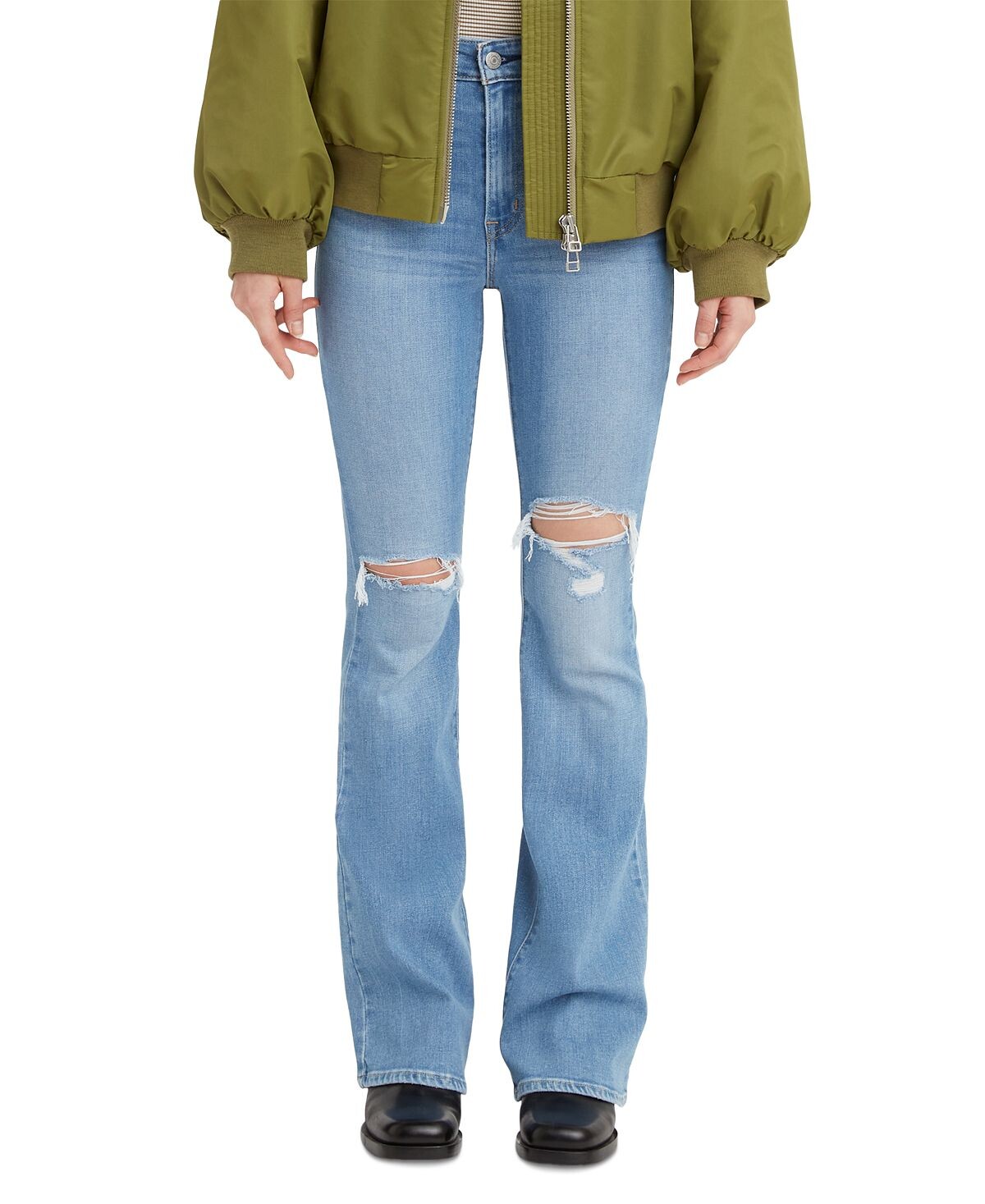 Женские джинсы-клеш узкого кроя с высокой посадкой 726 Levi's
Женские джинсы-клеш узкого кроя с высокой посадкой 726 Levi's