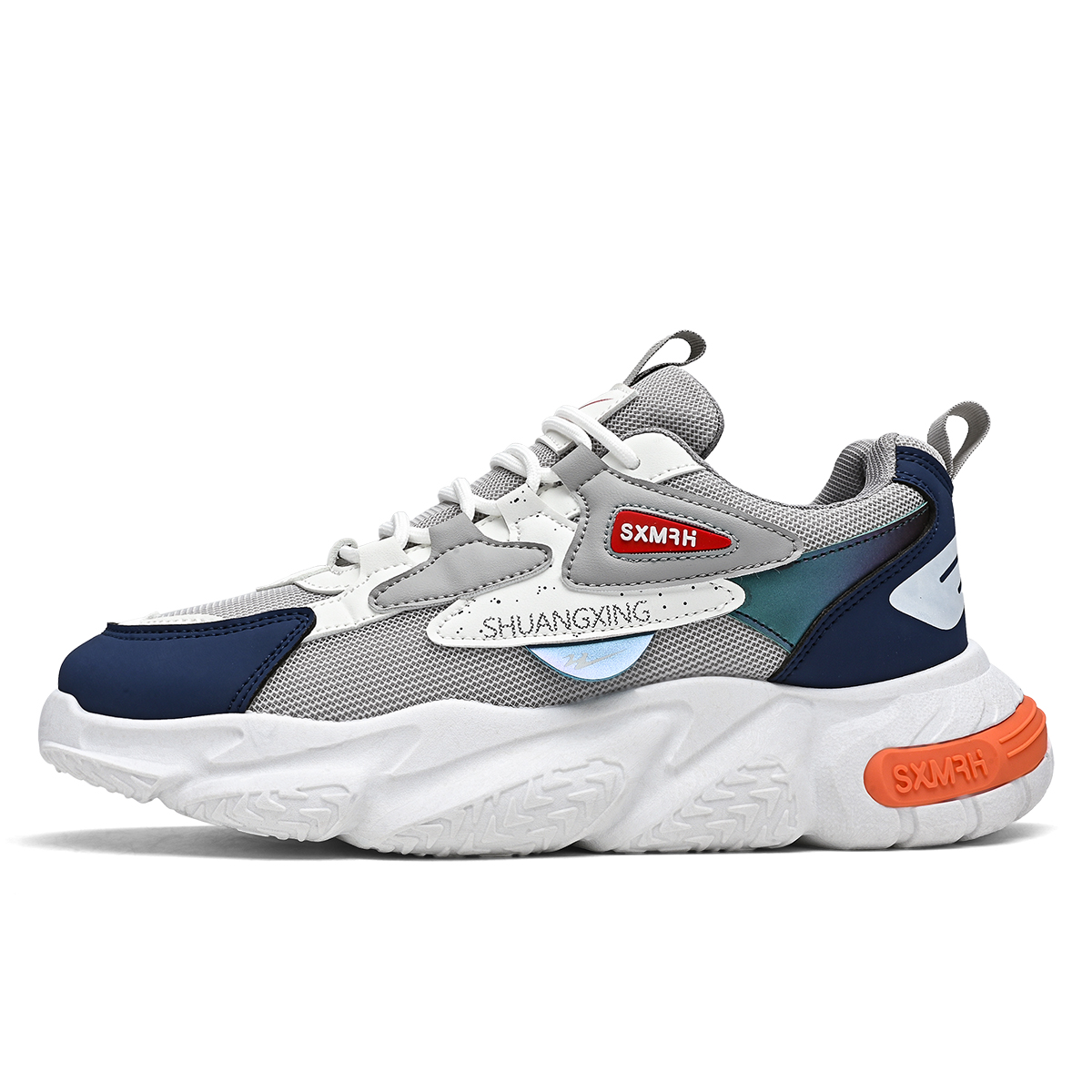 Амортизирующие устойчивые к истиранию дышащие противоскользящие низкие массивные кроссовки мужские серо-голубые Binary
Амортизирующие устойчивые к истиранию дышащие противоскользящие низкие массивные кроссовки мужские серо-голубые Binary