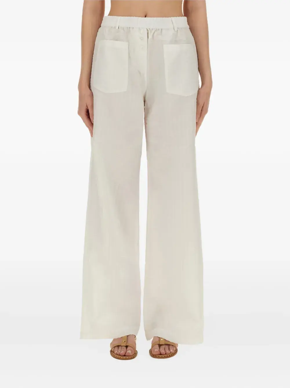 Брюки с эластичной талией и карманами Baum Und Pferdgarten, белый
Брюки с эластичной талией и карманами Baum Und Pferdgarten, белый