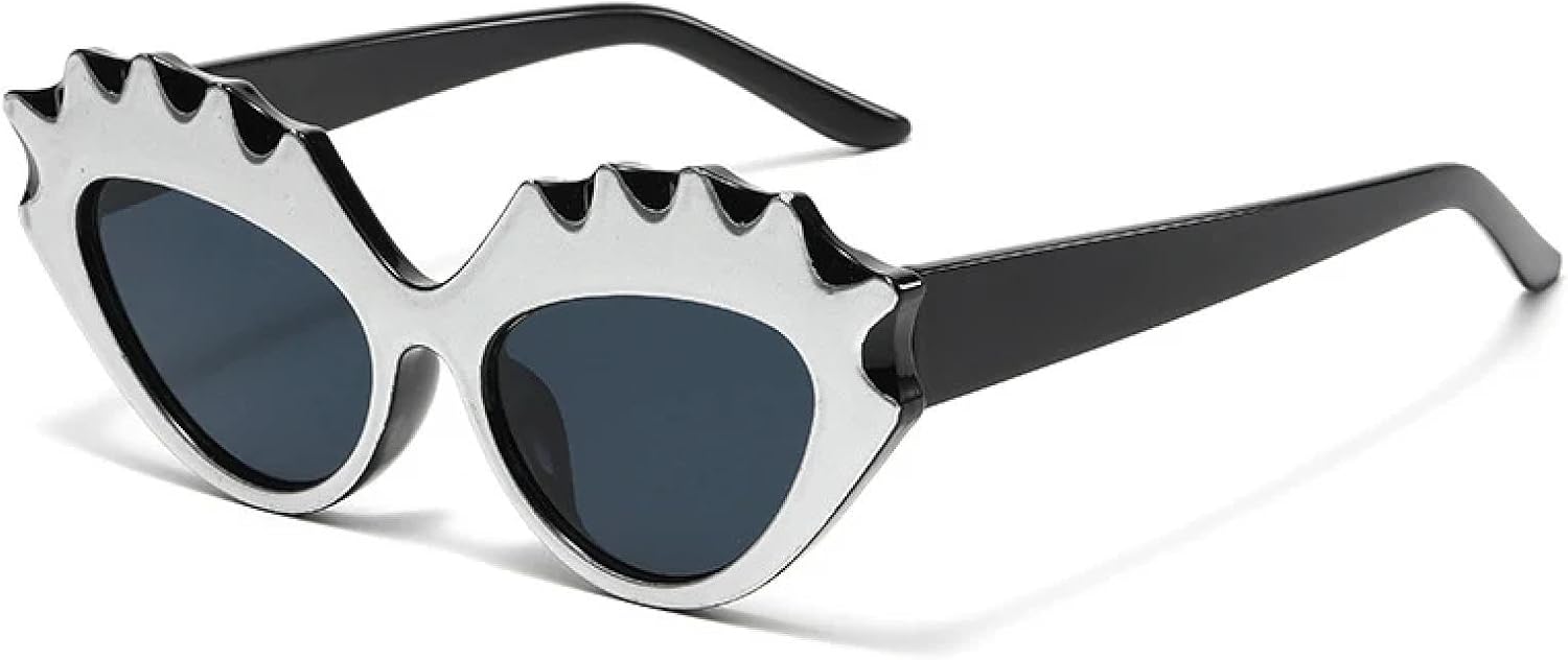 Винтажные солнцезащитные очки «кошачий глаз» для женщин и мужчин, модные, для активного отдыха, уличной фотографии, солнцезащитные очки с защитой от УФ-излучения UV400 TKKTLLT, Black White Gray
Винтажные солнцезащитные очки «кошачий глаз» для женщин и мужчин, модные, для активного отдыха, уличной фотографии, солнцезащитные очки с защитой от УФ-излучения UV400 TKKTLLT, Black White Gray