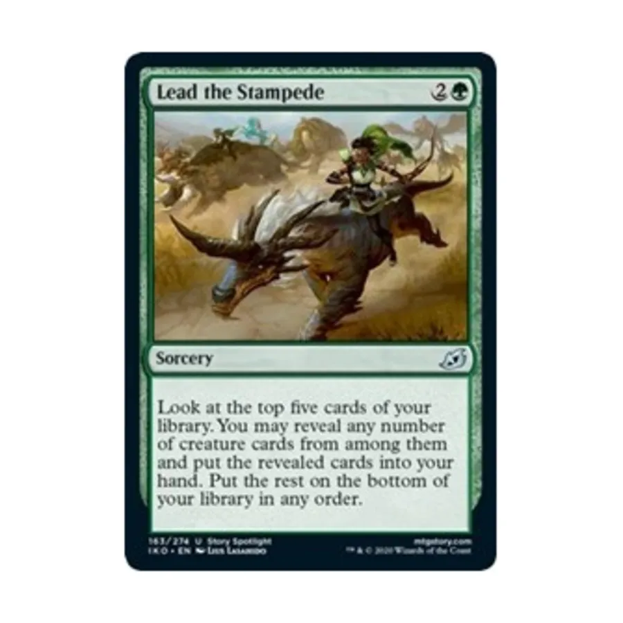 CCG Возглавьте паническое бегство (U), MTG - Ikoria - Lair of Behemoths
CCG Возглавьте паническое бегство (U), MTG - Ikoria - Lair of Behemoths