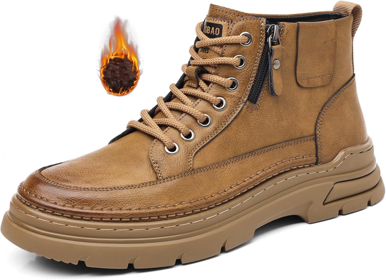 Мужские кожаные ботинки Чакка с боковой молнией, круглым носком, с утепленной флисом стелькой, противоскользящей подошвой, шнуровкой, повседневные оксфорды для походов, путешествий и езды на мотоцикле Bhdjk, коричневый
Мужские кожаные ботинки Чакка с боковой молнией, круглым носком, с утепленной флисом стелькой, противоскользящей подошвой, шнуровкой, повседневные оксфорды для походов, путешествий и езды на мотоцикле Bhdjk, коричневый