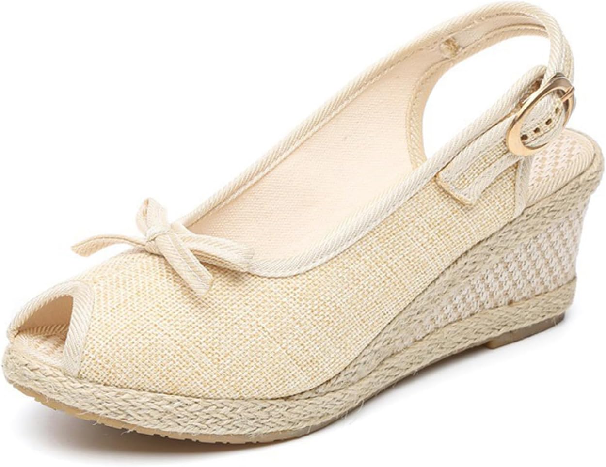 Женские сандалии на танкетке эспадрильи с пряжкой, открытый носок, платформенные эспадрильи с задником, высокие каблуки, текстильные с бантом, повседневные летние слайды Zwrxw, бежевый
Женские сандалии на танкетке эспадрильи с пряжкой, открытый носок, платформенные эспадрильи с задником, высокие каблуки, текстильные с бантом, повседневные летние слайды Zwrxw, бежевый