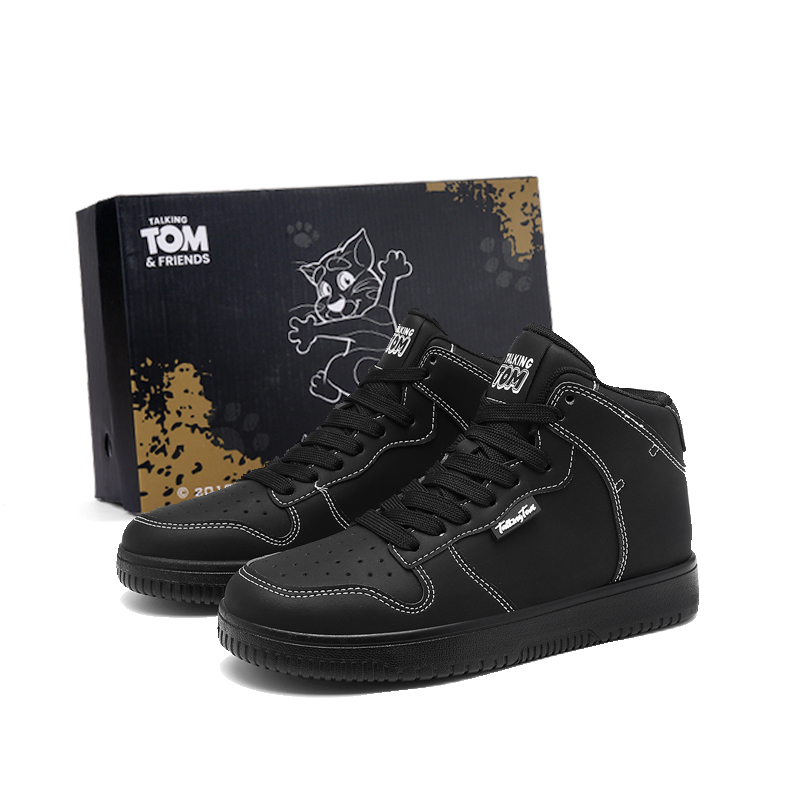 TALKING TOM Антискользящие износостойкие легкие дышащие низкие скейтбордские кроссовки унисекс Black Warrior (высокие), цвет Black Warrior (High-Top) 
TALKING TOM Антискользящие износостойкие легкие дышащие низкие скейтбордские кроссовки унисекс Black Warrior (высокие), цвет Black Warrior (High-Top)