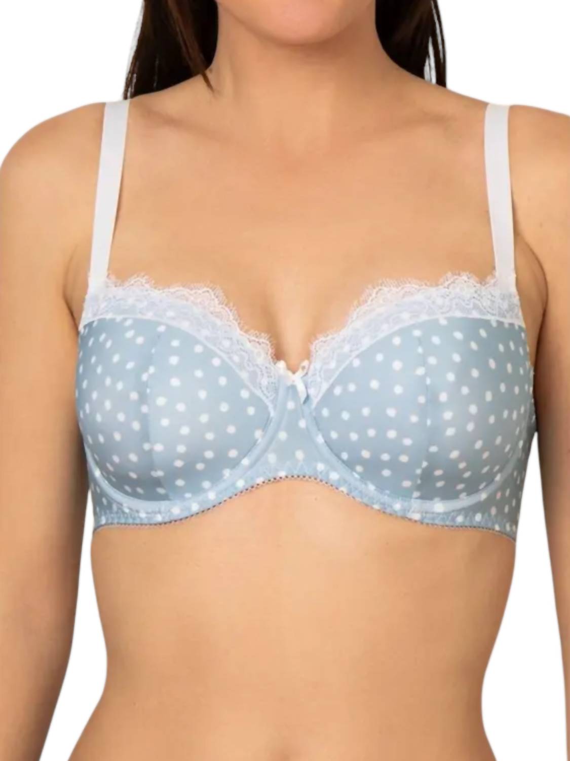 Бюстгальтер Pois Sixties Tulip In Bleu Antigel Boudoir de Filles, синий
Бюстгальтер Pois Sixties Tulip In Bleu Antigel Boudoir de Filles, синий