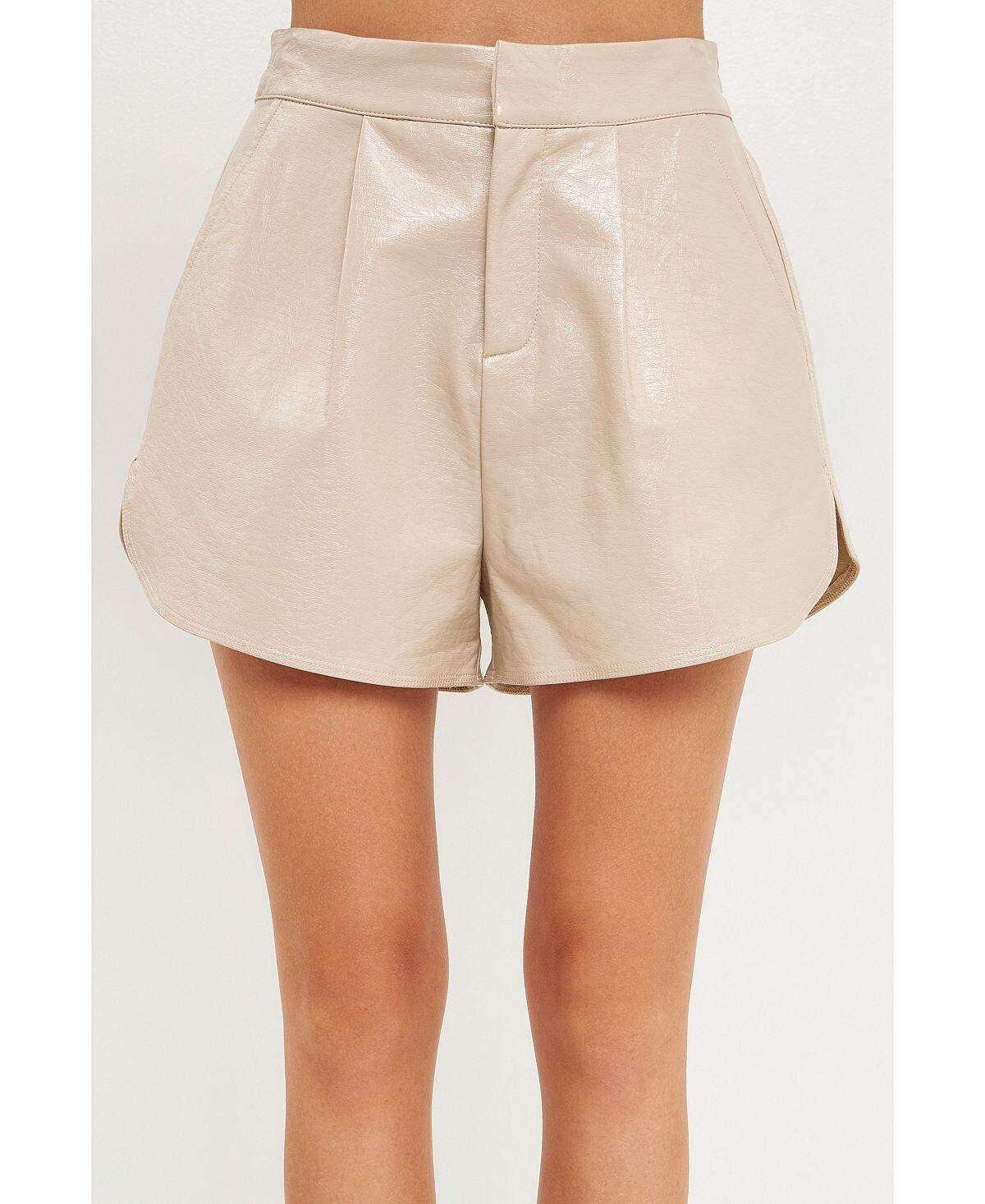 Женские шорты из искусственной кожи с высокой талией Grey Lab
Женские шорты из искусственной кожи с высокой талией Grey Lab