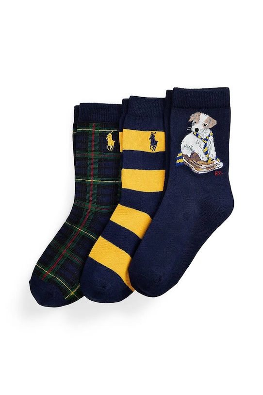 3 пары детских носков Polo Ralph Lauren, темно-синий
3 пары детских носков Polo Ralph Lauren, темно-синий