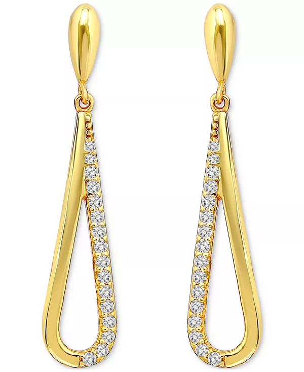 Круглые серьги-подвески (3/8 карата) из стерлингового серебра с 18-каратным золотом, эксклюзивно в Macy's Giani Bernini, gold
Круглые серьги-подвески (3/8 карата) из стерлингового серебра с 18-каратным золотом, эксклюзивно в Macy's Giani Bernini, gold