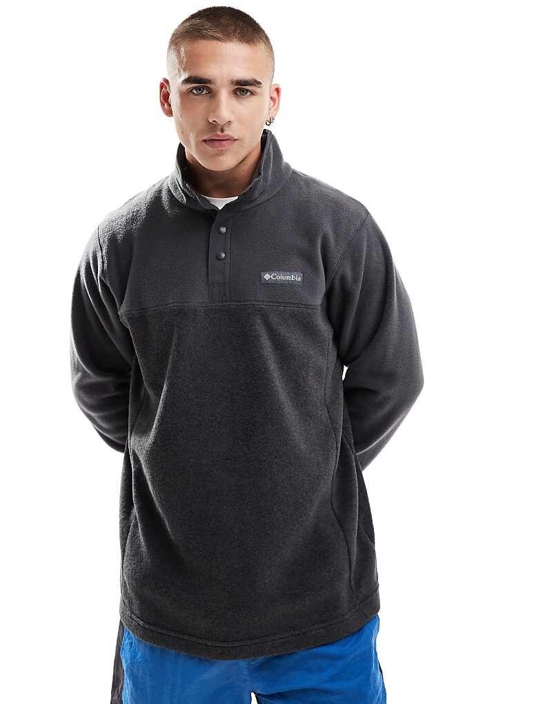 Серый флисовый пуловер Columbia Steens Mountain II с короткой планкой на кнопках
Серый флисовый пуловер Columbia Steens Mountain II с короткой планкой на кнопках