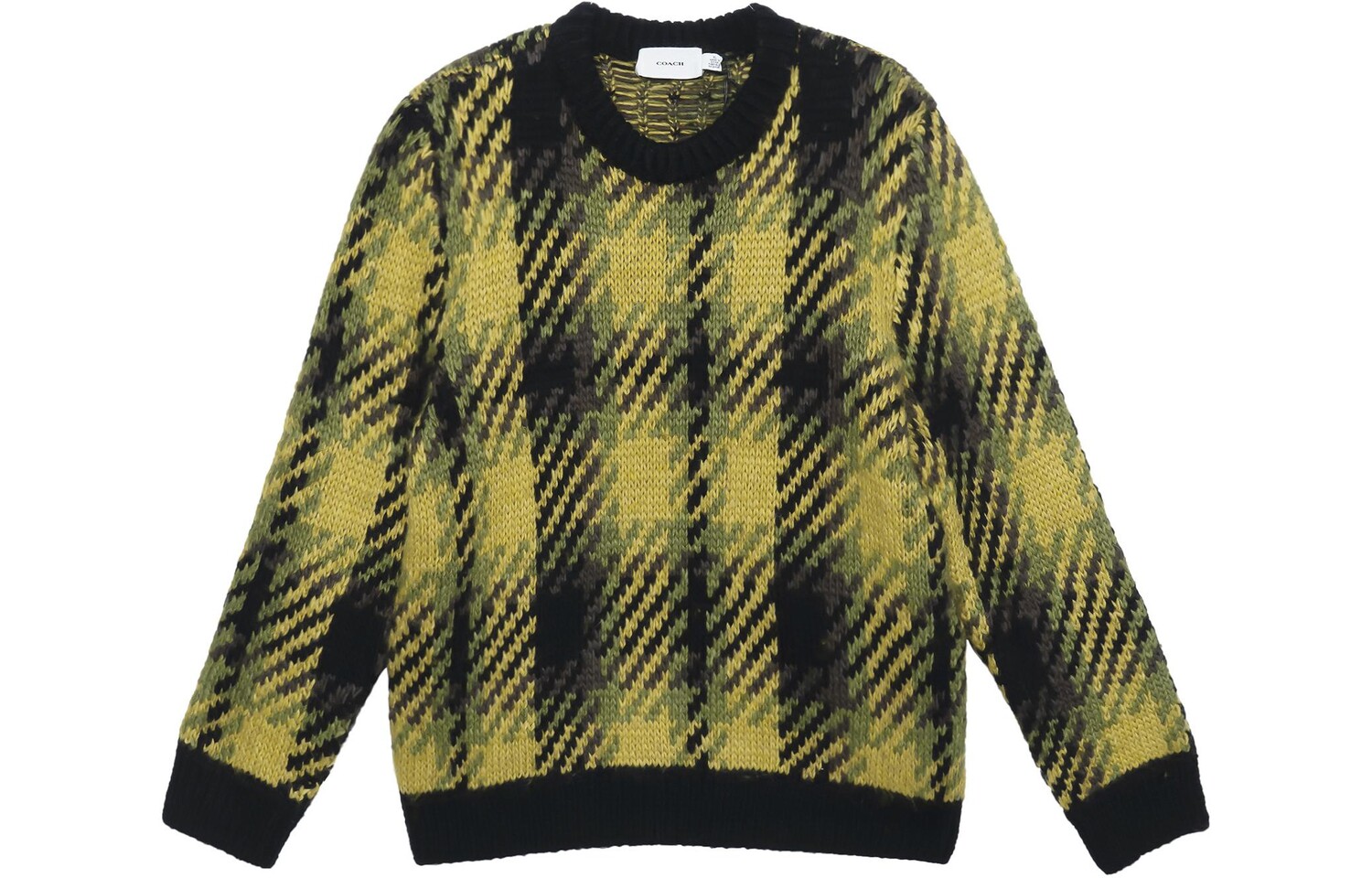 COACH Женский кашемировый свитер, цвет Acid Yellow
COACH Женский кашемировый свитер, цвет Acid Yellow