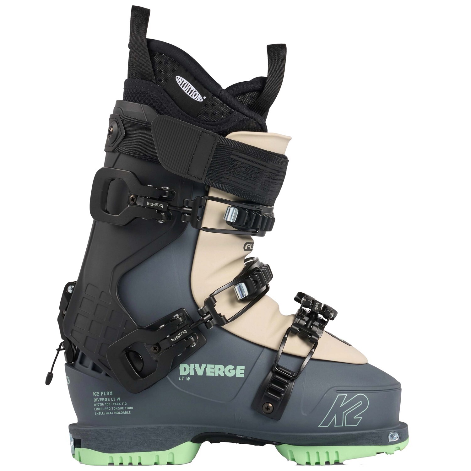 Горнолыжные ботинки K2 FL3X Diverge LT Alpine Touring, серый
Горнолыжные ботинки K2 FL3X Diverge LT Alpine Touring, серый