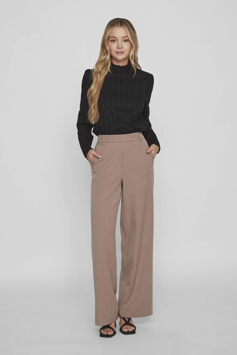 Длинные брюки с завышенной талией Vila, коричневый
Длинные брюки с завышенной талией Vila, коричневый