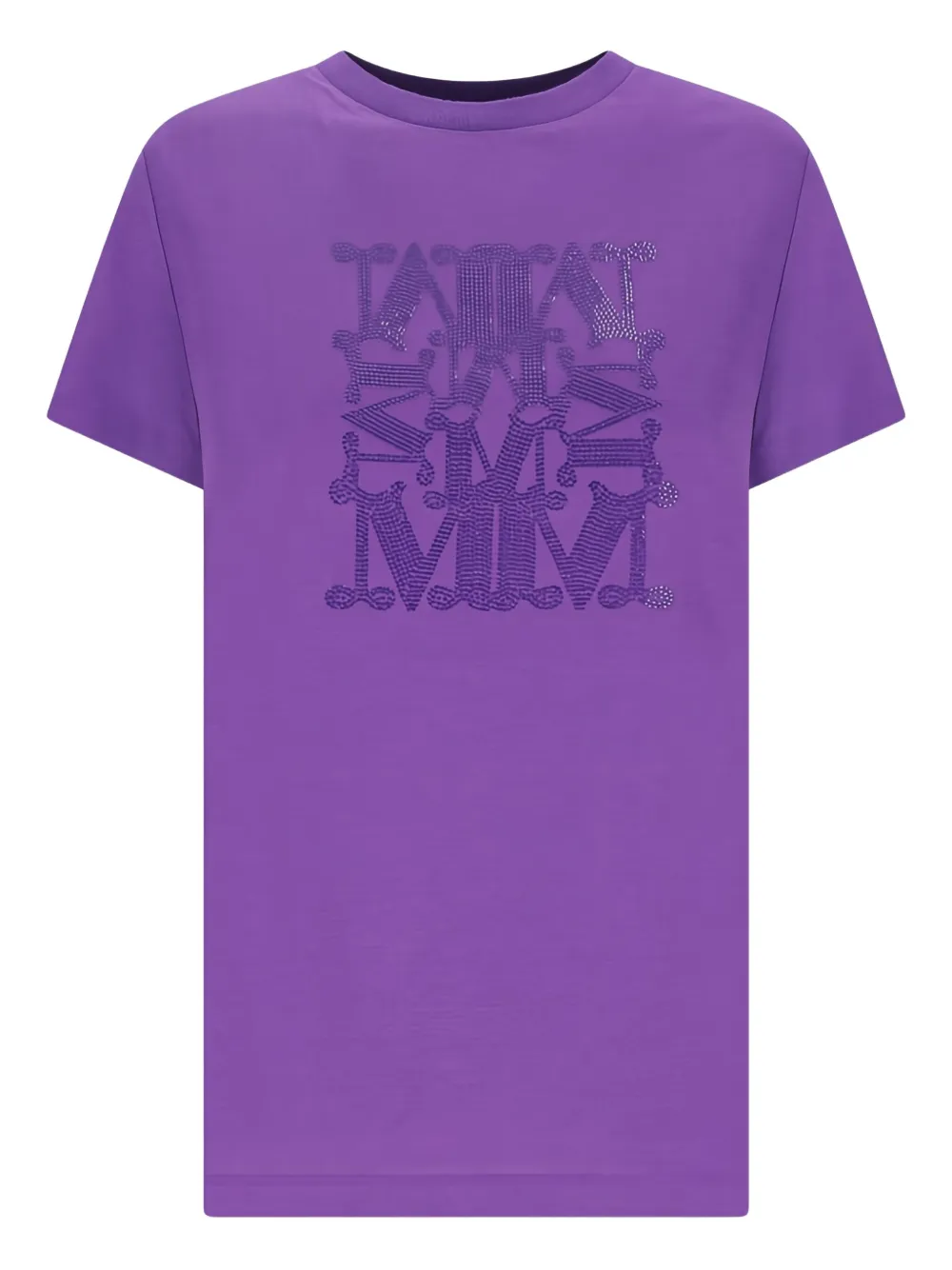 Футболка с логотипом и кристаллами MAX MARA, фиолетовый
Футболка с логотипом и кристаллами MAX MARA, фиолетовый