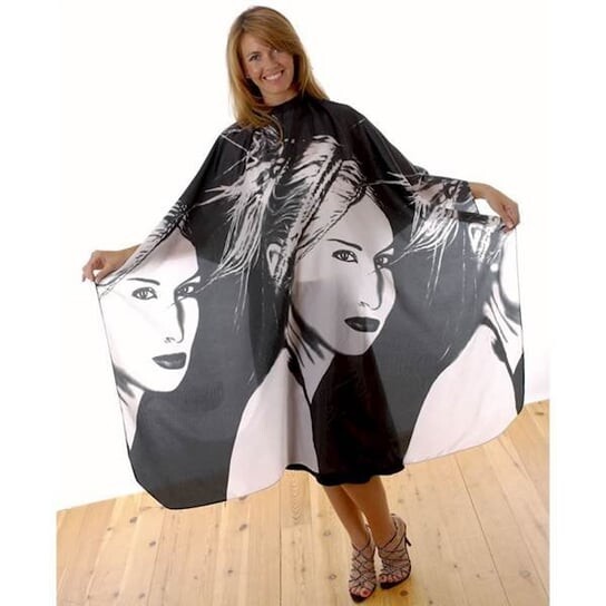 Инструменты для волос Портретная накидка Черно-белая, Hair Tools
Инструменты для волос Портретная накидка Черно-белая, Hair Tools