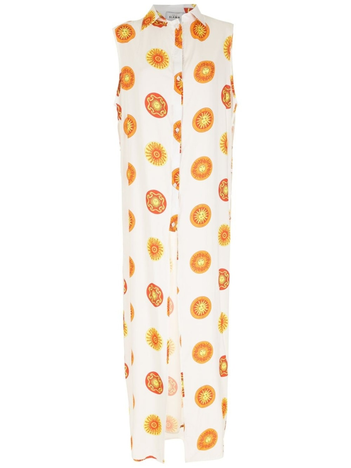 Amir Slama длинное пляжное платье Sol с принтом, белый
Amir Slama длинное пляжное платье Sol с принтом, белый